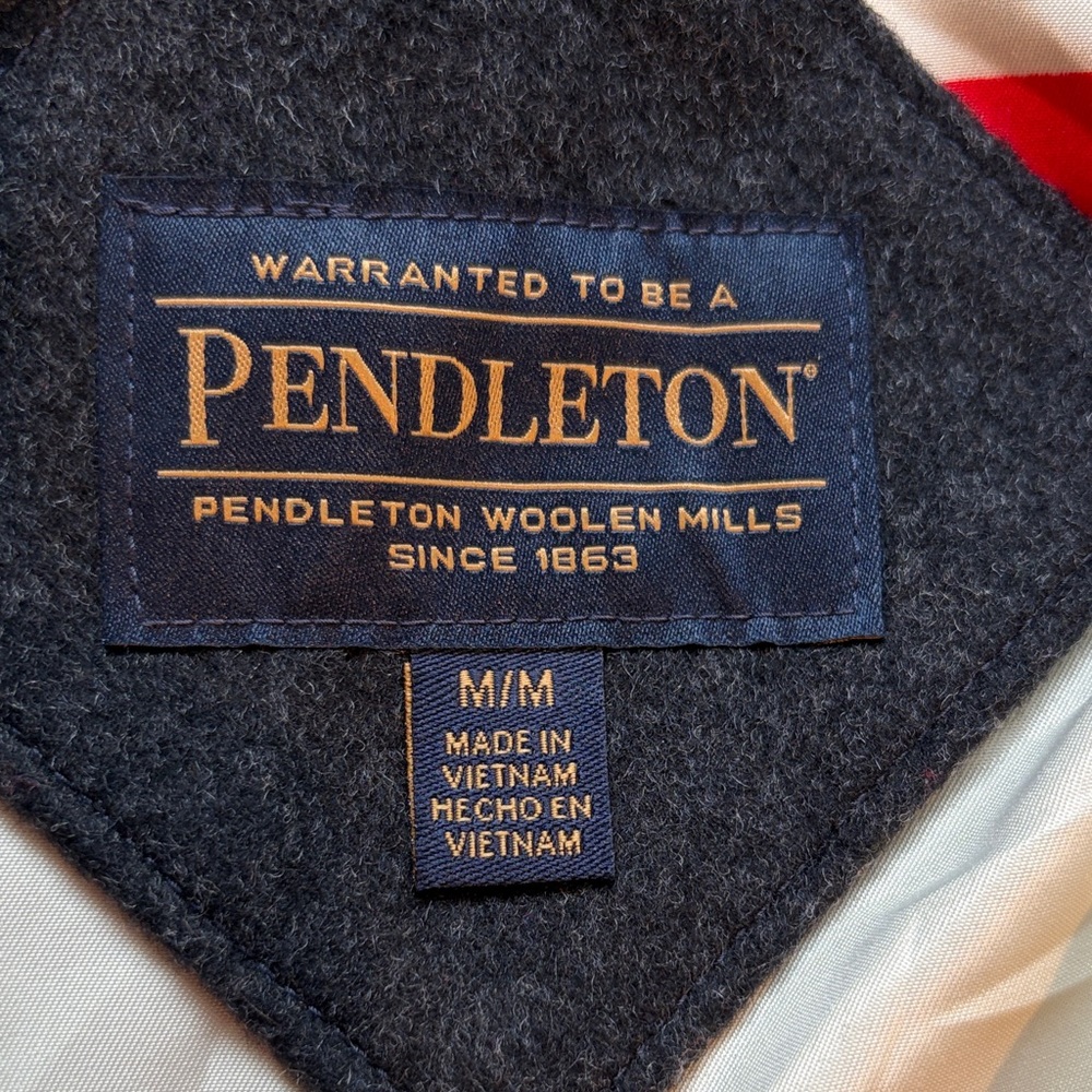 Pendleton Pendleton Cascade Wool Pea Coat: Size M… - image 8
